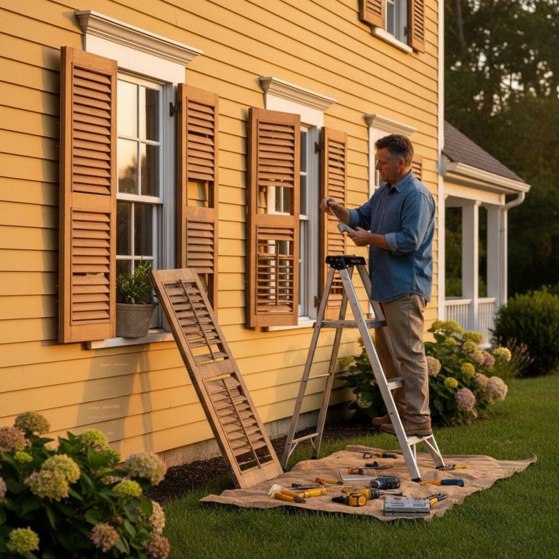 Exterior Shutters Repair in Alpharetta, GA
